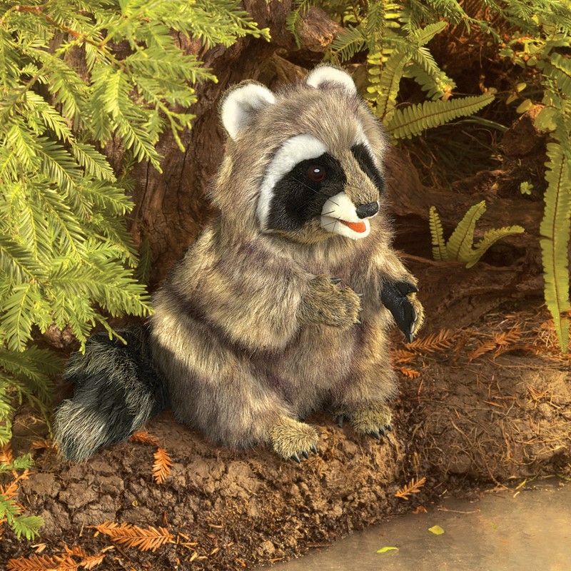 Folkmanis Raccoon Hand Puppet Folkmanis Raccoon Hand Puppet - Produktbild 3