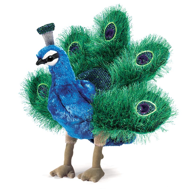 Folkmanis Handpuppe kleiner Pfau Folkmanis Handpuppe kleiner Pfau