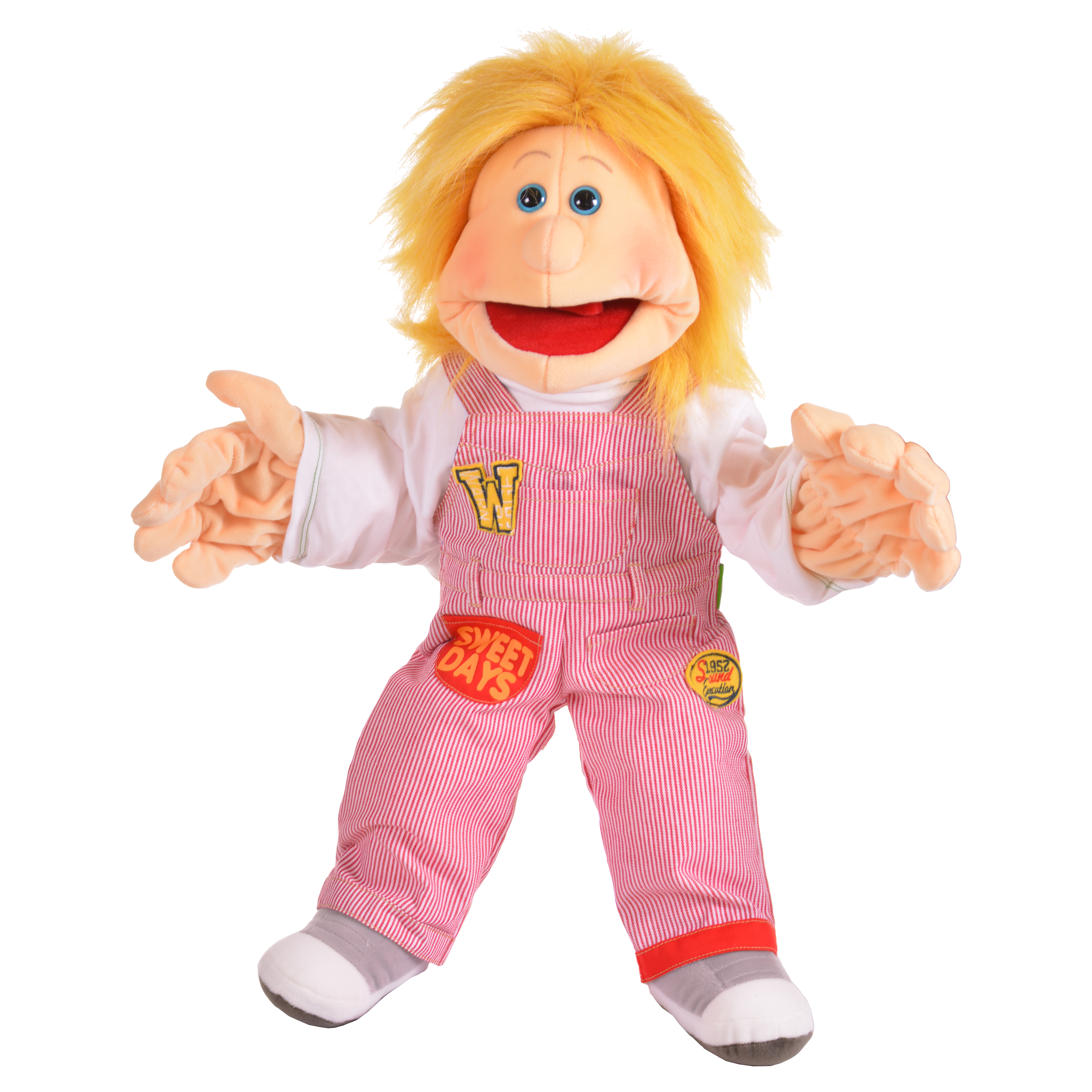 Living Puppets hand puppet Joost with EXTRA dungarees