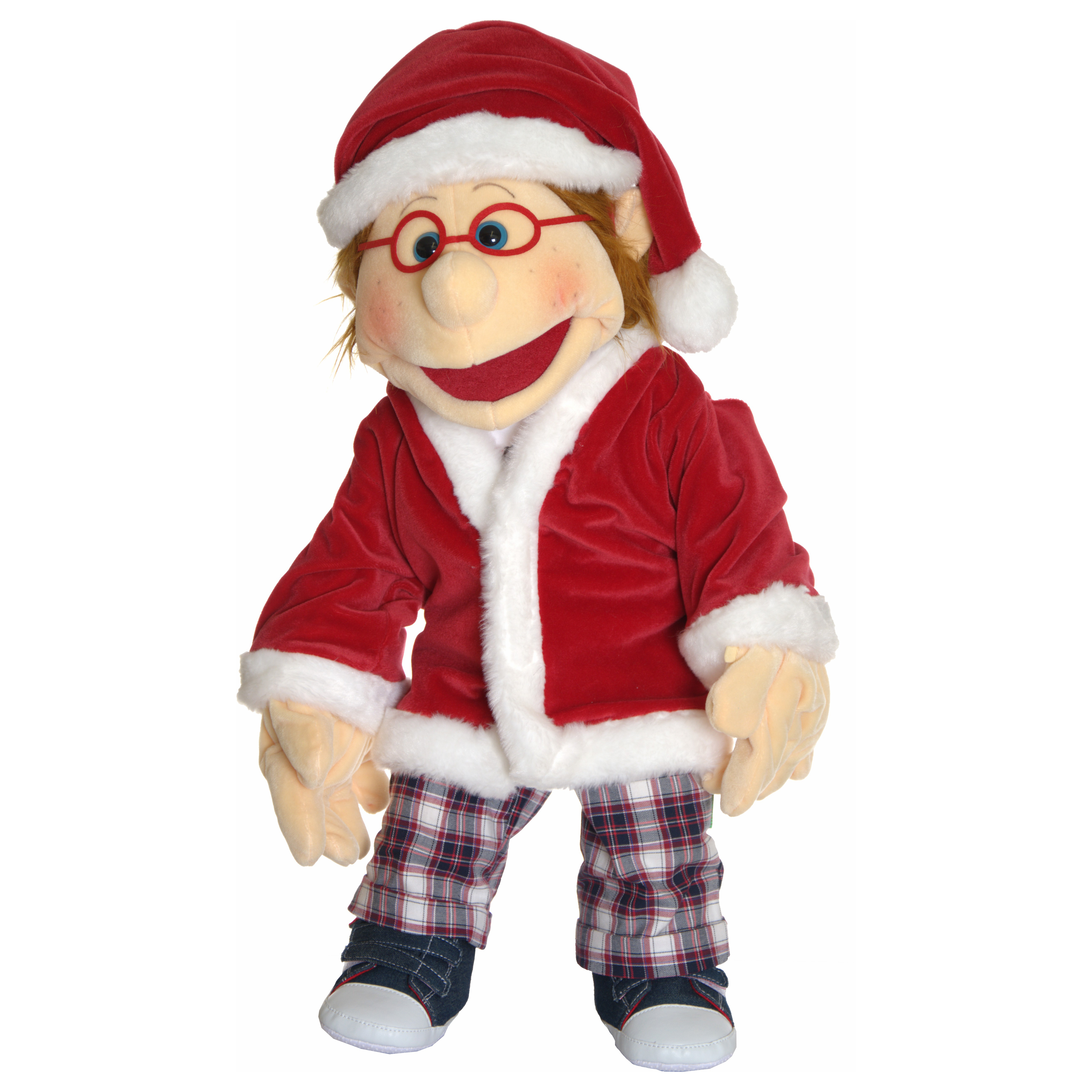 Living Puppets Santa Claus clothing set 2-piece (for hand puppets 65 cm) Living Puppets Santa Claus clothing set 2-piece (for hand puppets 65 cm)