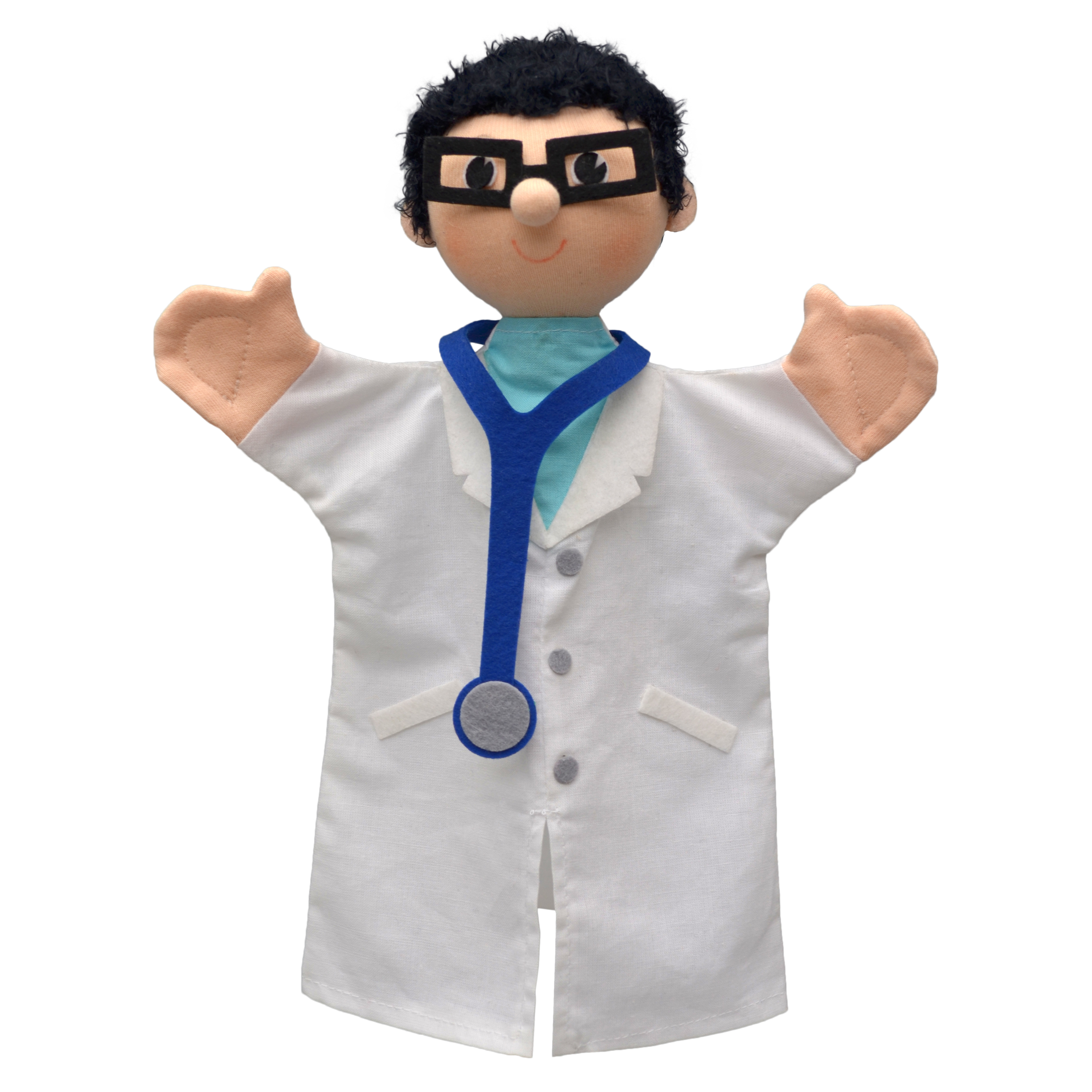 Punch and Judy Hand Puppet Doctor - munabo Punch and Judy Doctor Hand Puppet for Puppet Theatre | munabo