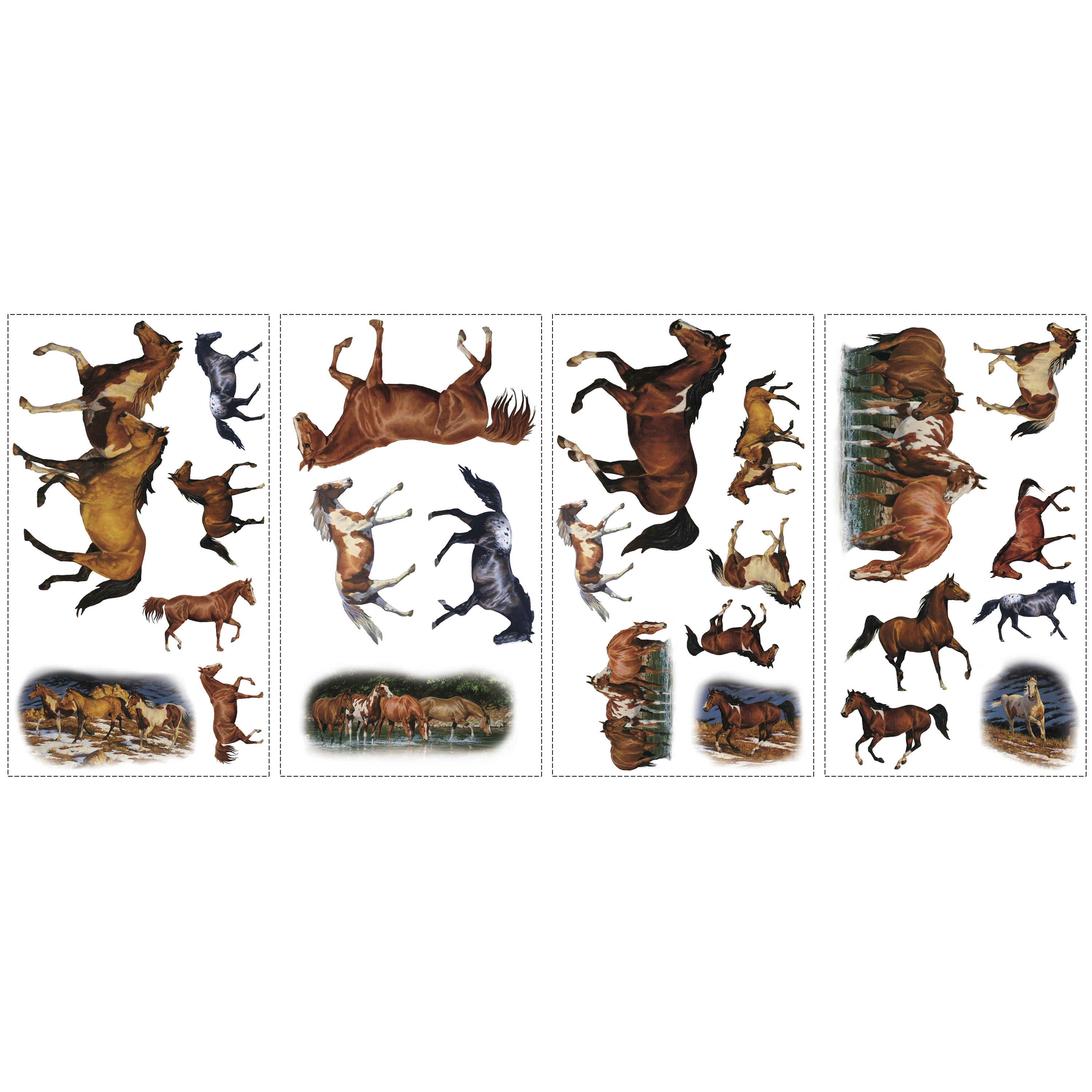 Wild Horses Wandsticker - RoomMates for KiDS Wild Horses Wandsticker - RoomMates for KiDS - Produktbild 2