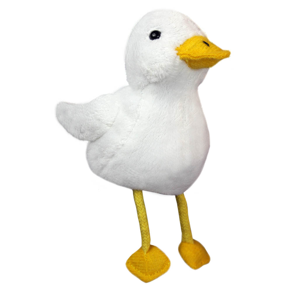 Finger puppet white duck - Puppet Company