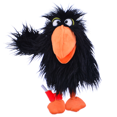 Living Puppets hand puppet Thank You the raven - Bird Mail