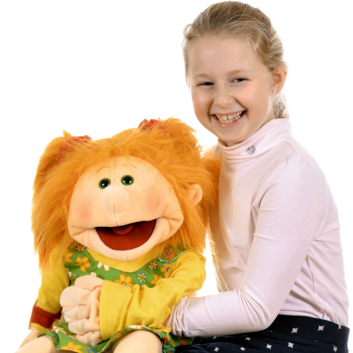 Living Puppets Handpuppe Marleen – im Spiel mit einem Kind
