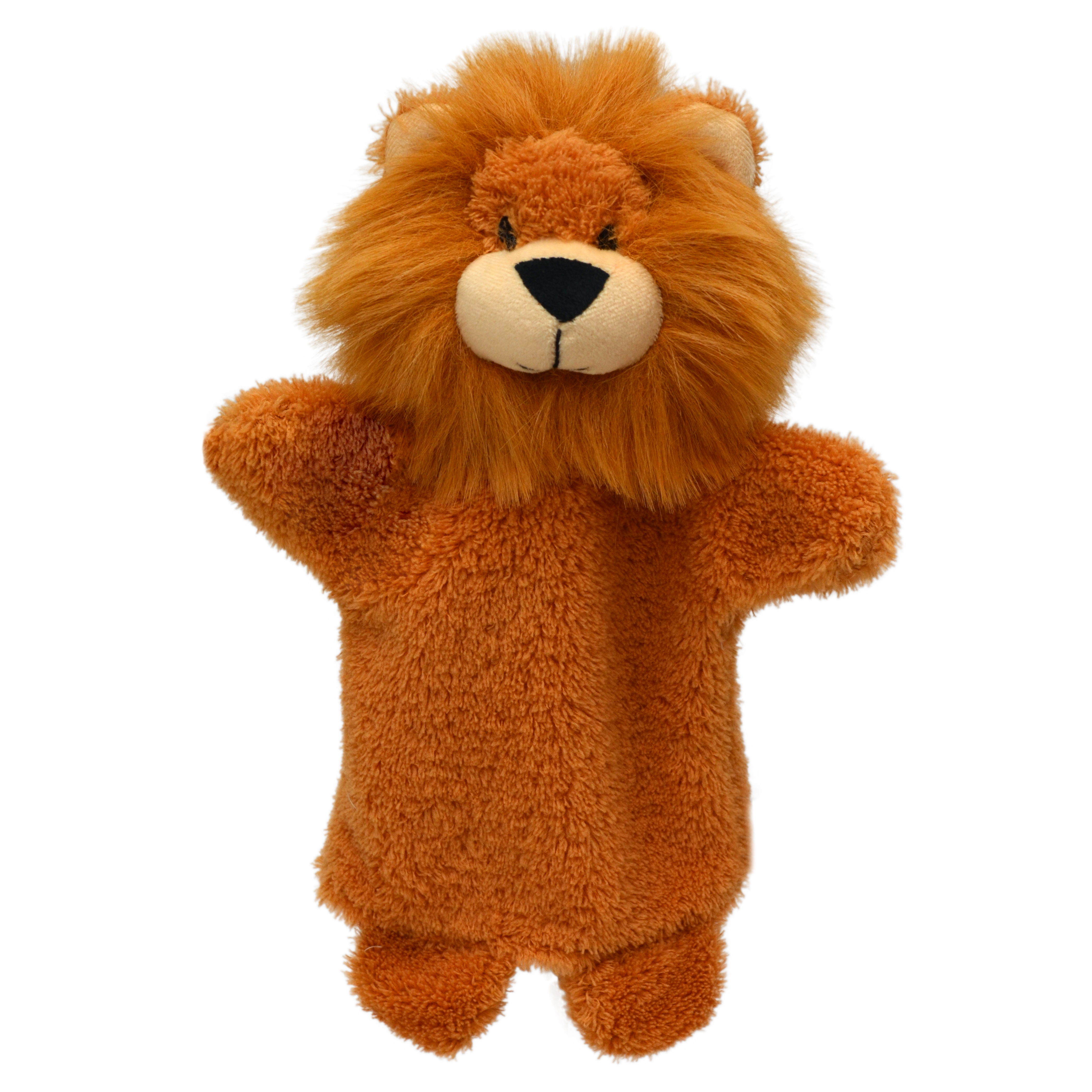 Hand puppet lion - Czech handicraft