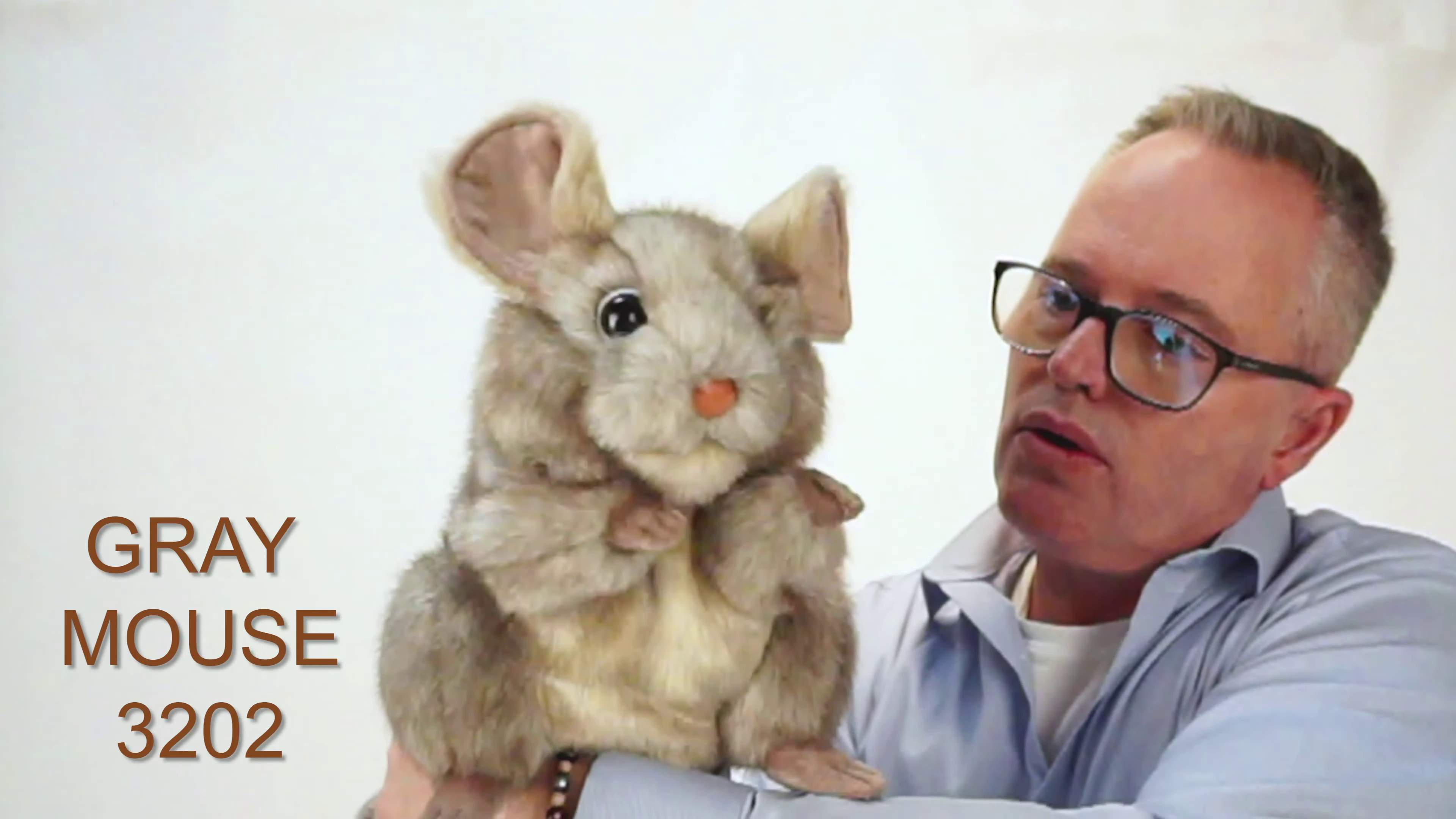 Video 1: Folkmanis Handpuppe graue Maus