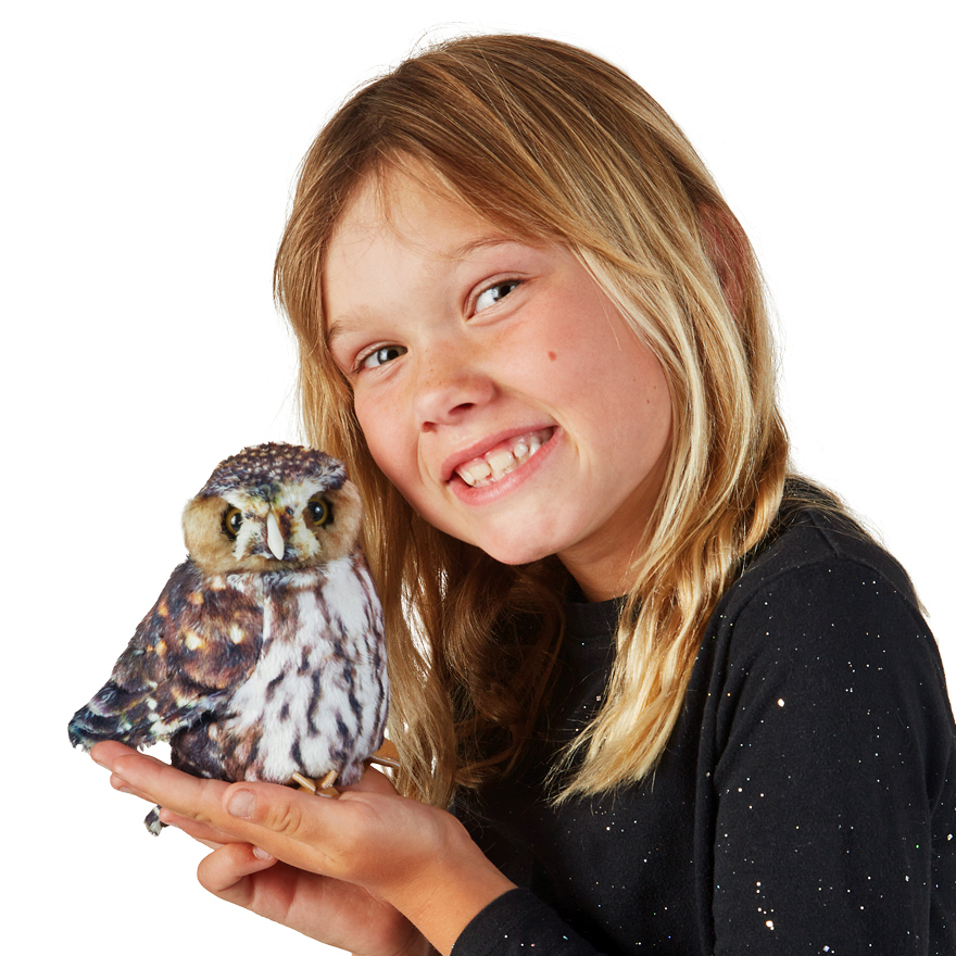 Folkmanis Pygmy Owl Hand Puppet Folkmanis Pygmy Owl Hand Puppet - Produktbild 5