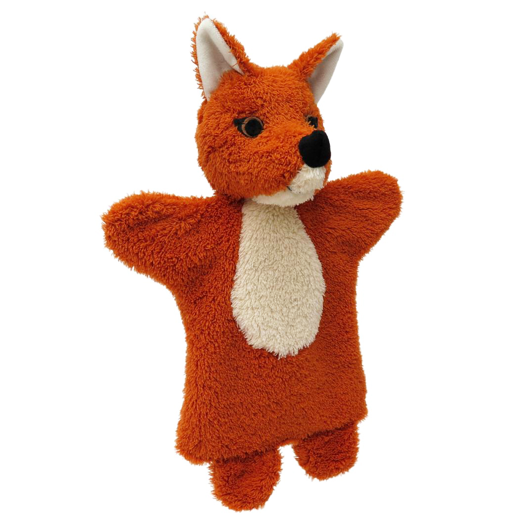 Hand puppet fox - Czech handicraft