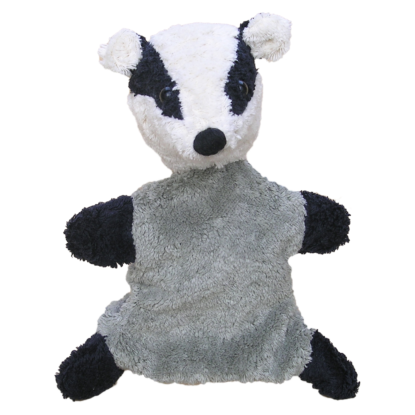 Hand puppet badger - made of natural material - by Kallisto