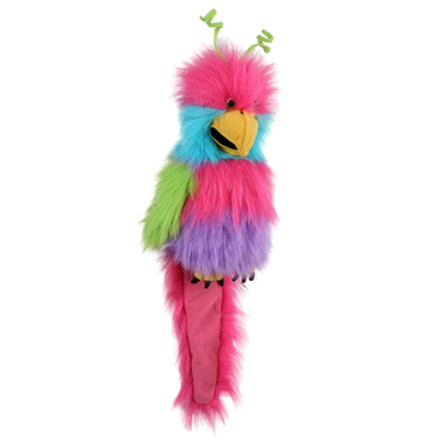 Handpuppe kleiner Paradiesvogel - mit Geräusch - Puppet Company