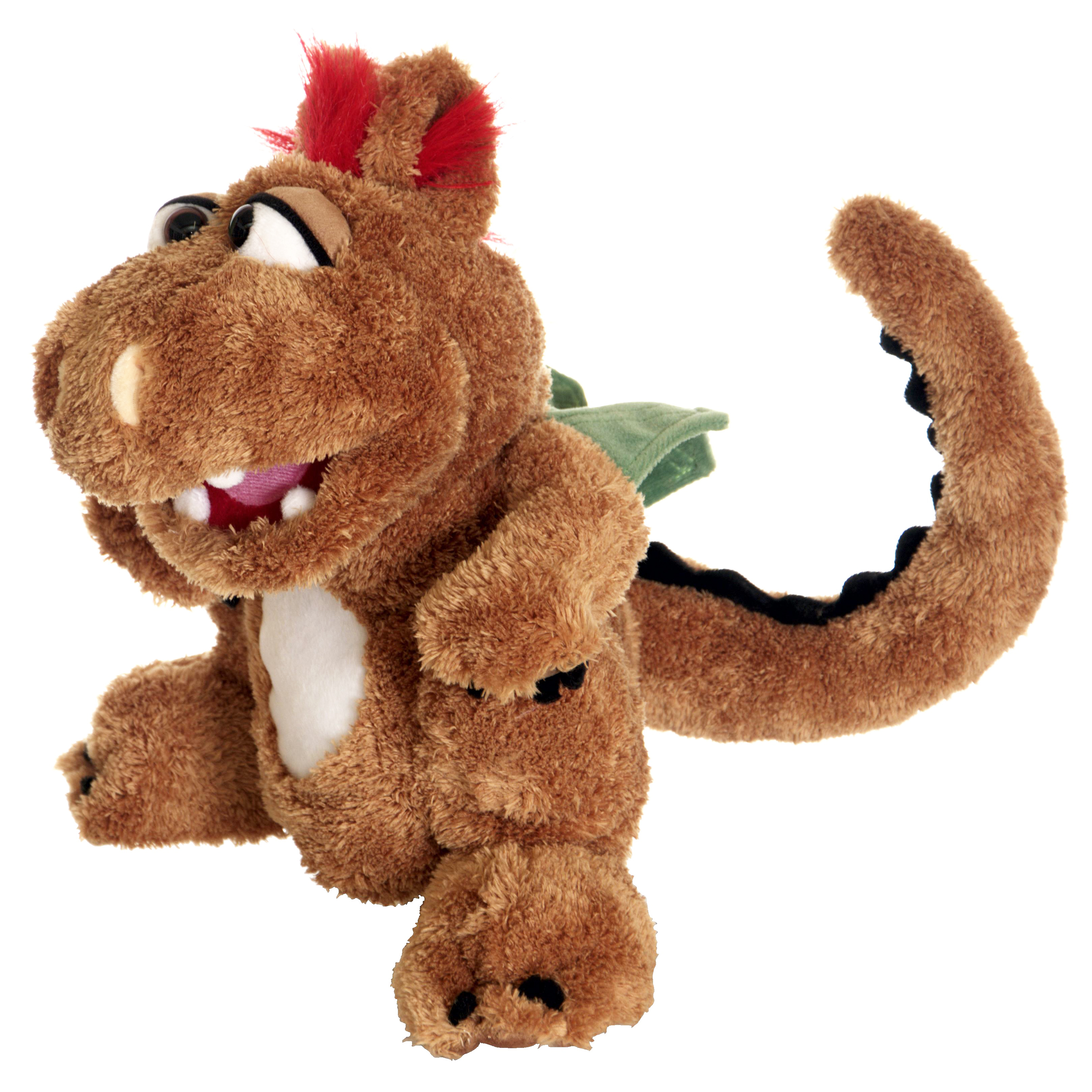 Living Puppets hand puppet Olli the small brown dragon