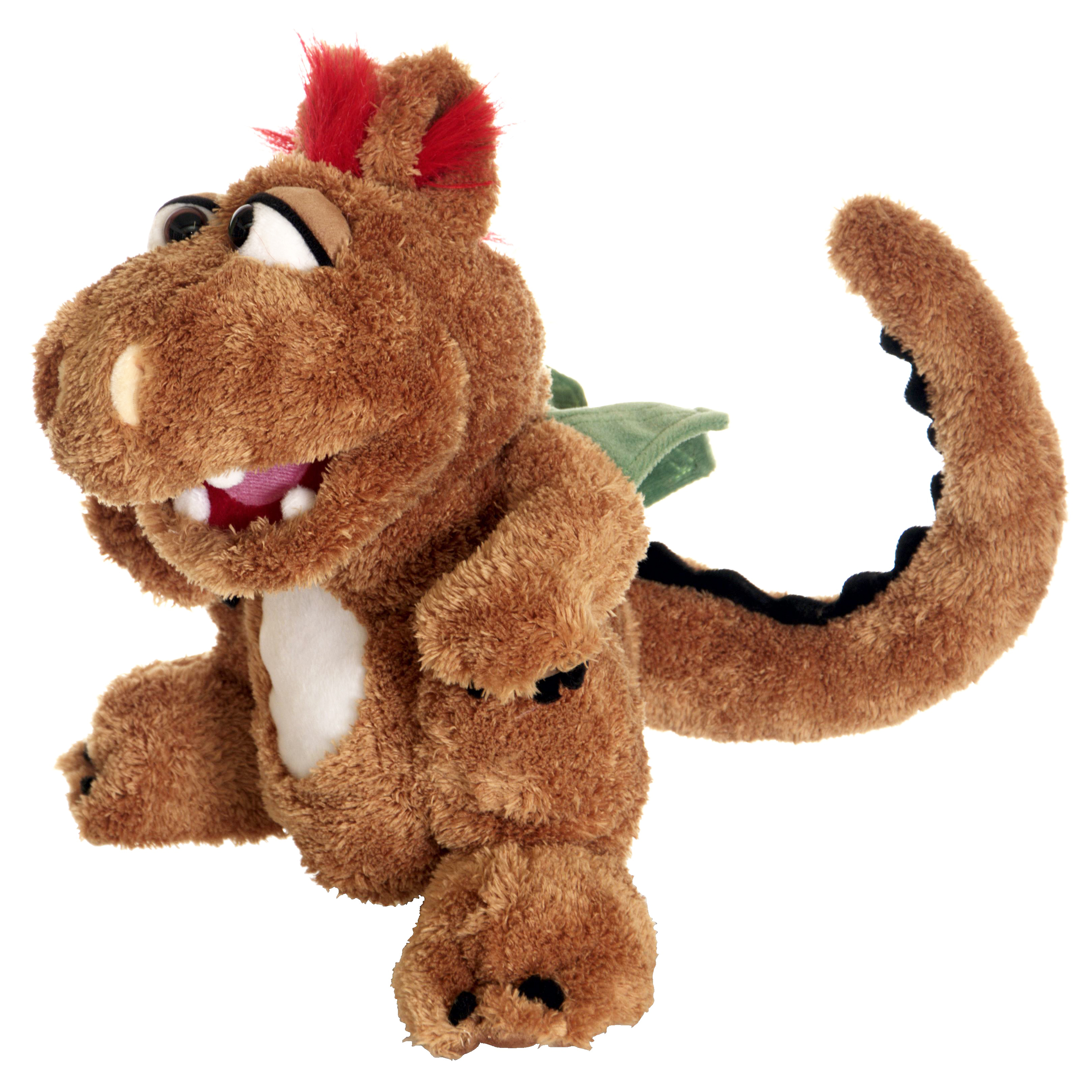 Living Puppets Handpuppe Olli der kleine braune Drache