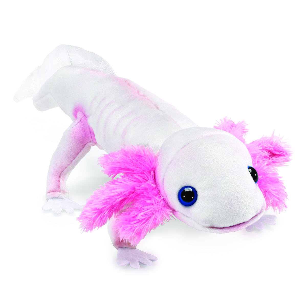 Folkmanis Large Axolotl, White Finger Puppet Folkmanis Large Axolotl, White Finger Puppet - Produktbild 2