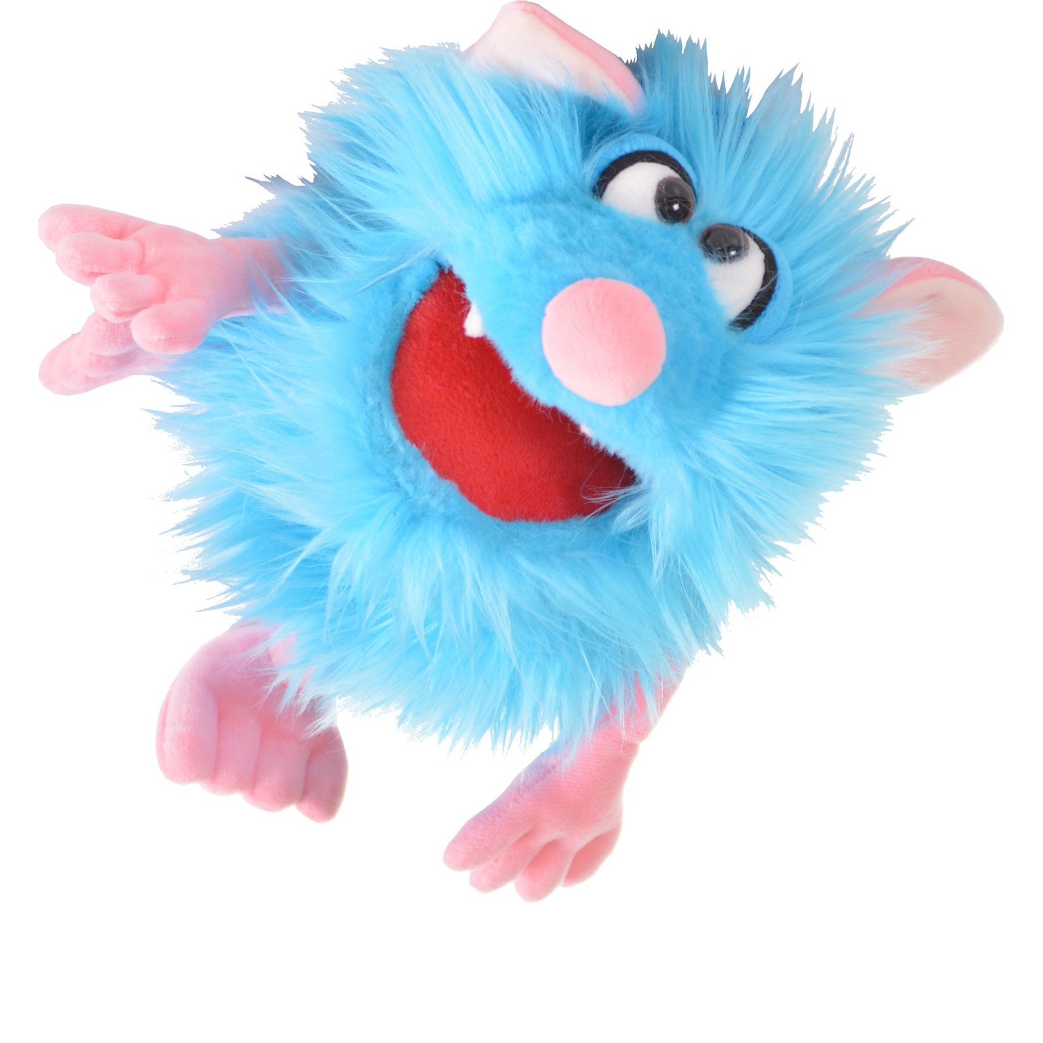 Living Puppets Handpuppe Schorsch (hellblaues Monster) - Monster to go! – weitere Ansicht