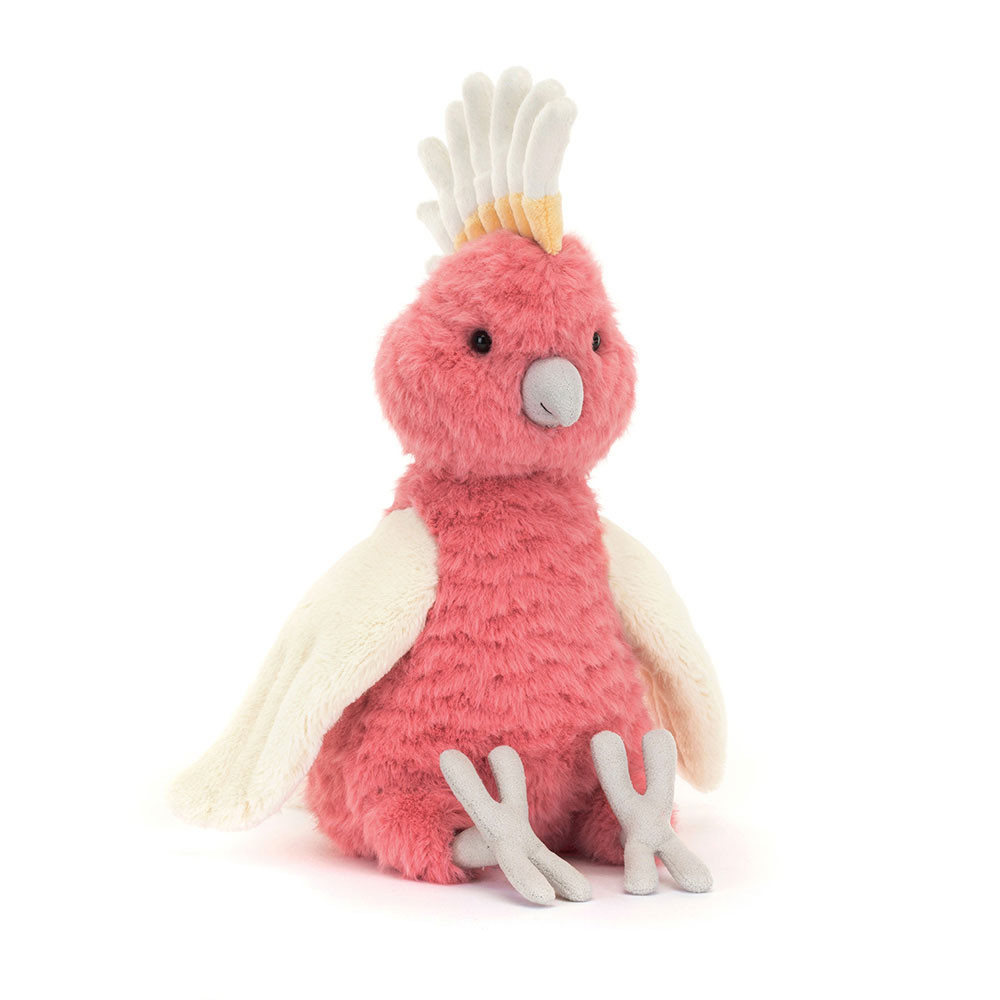 Jellycat Squawkatoo - cockatoo plush toy