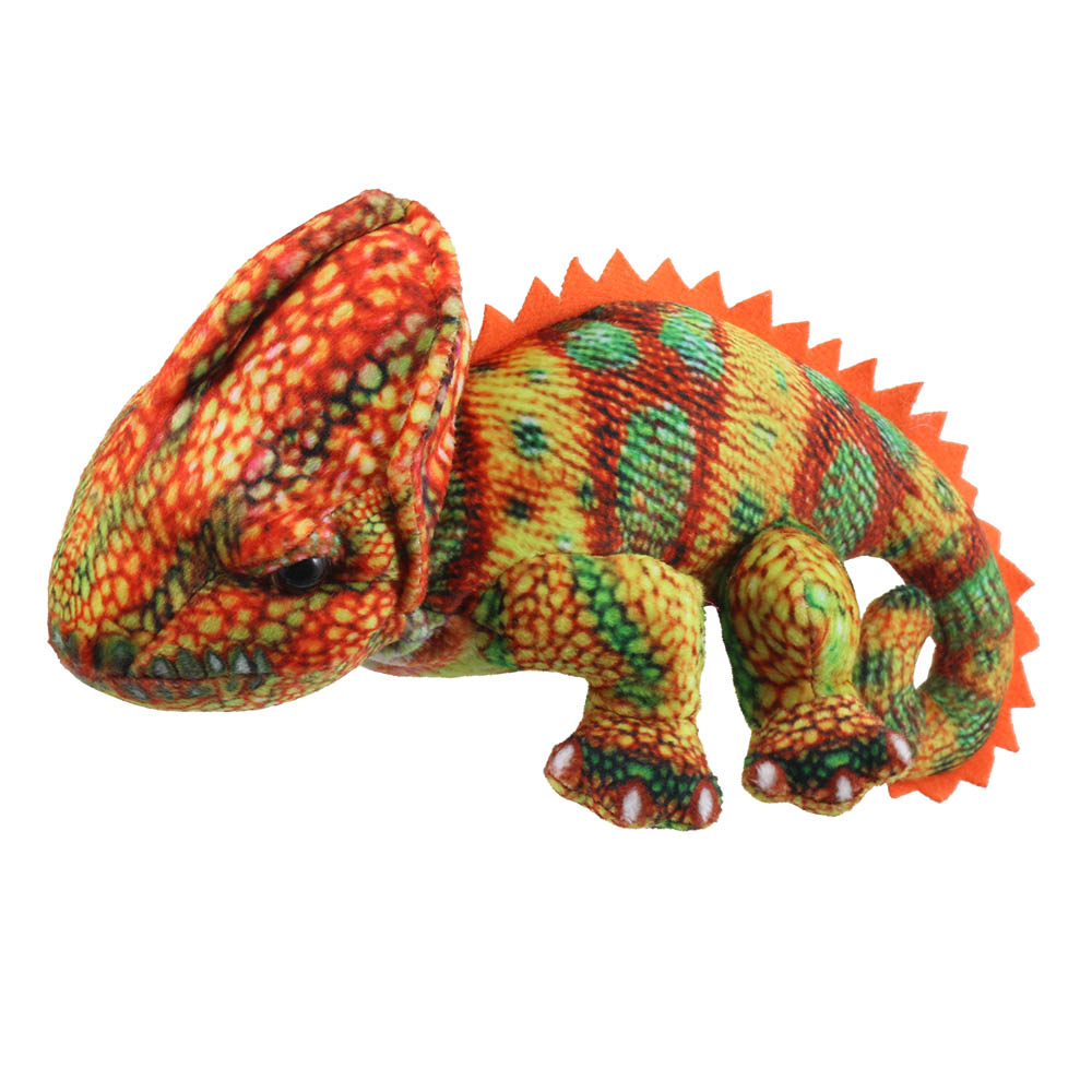 Orange Chameleon Finger Puppet - Little Creatures by Puppet Company