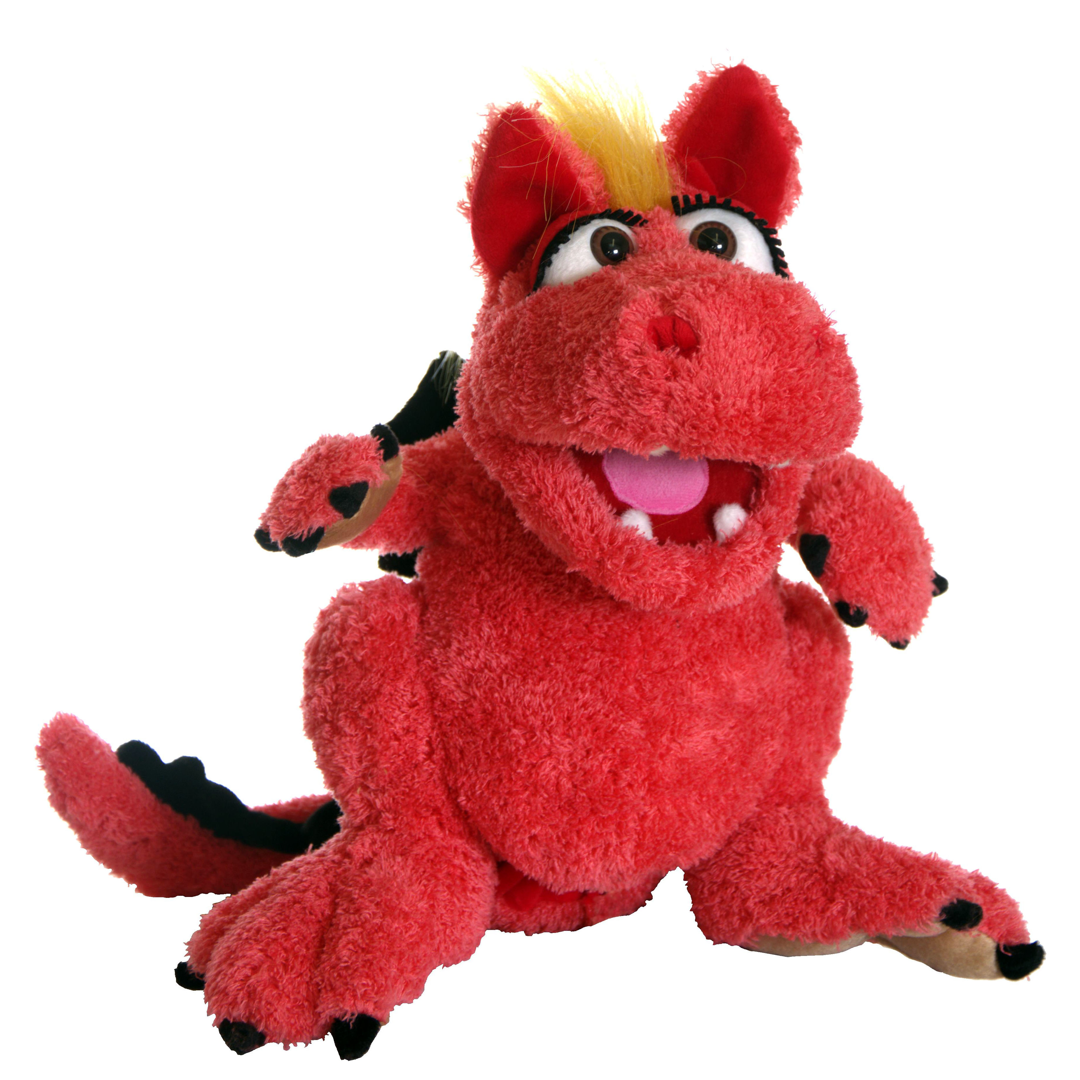 Living Puppets Handpuppe Drache Elsa Living Puppets Handpuppe Drache Elsa