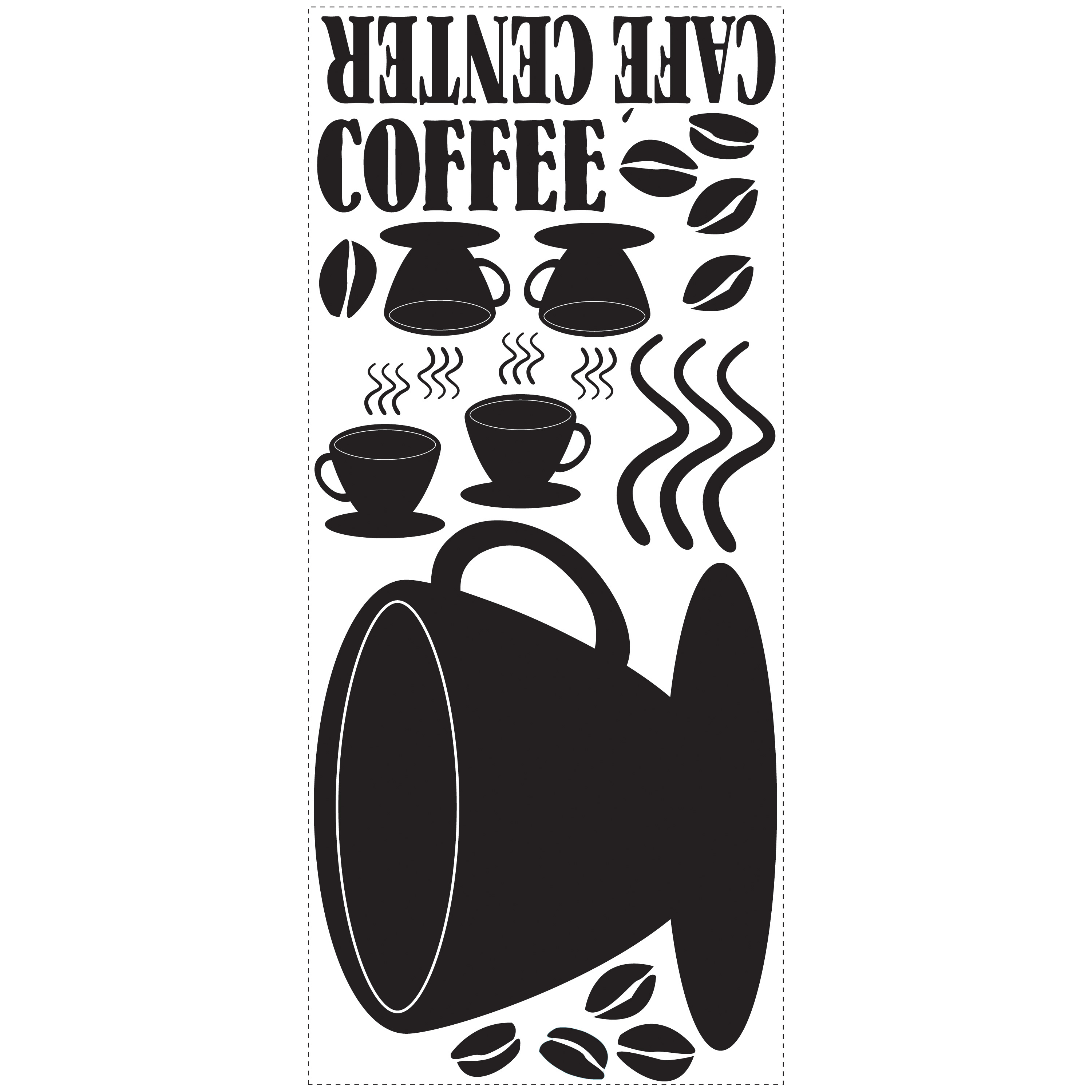 Coffee Cup Wandbild - RoomMates Coffee Cup Wandbild - RoomMates - Produktbild 2