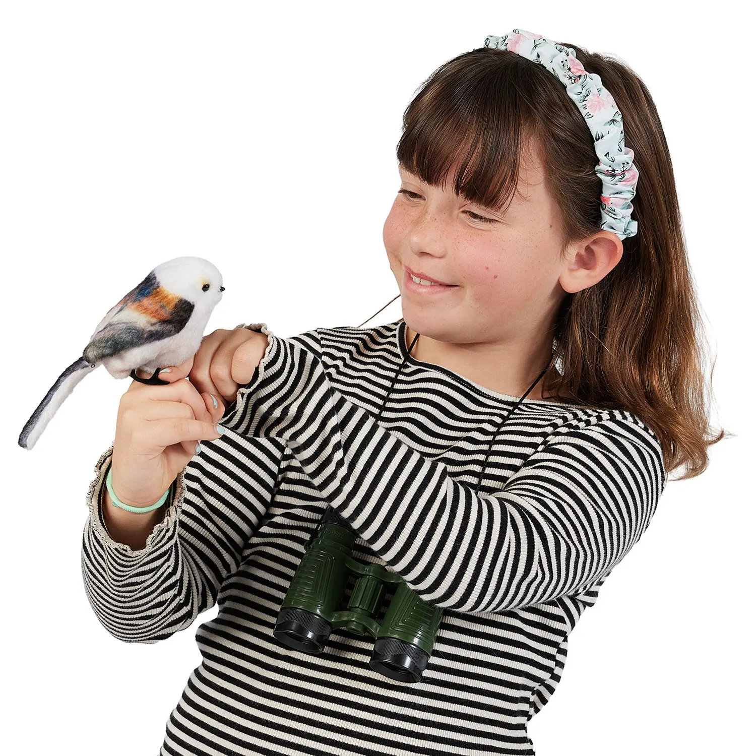 Folkmanis Mini Long-tailed Tit Finger Puppet - Produktbild 6