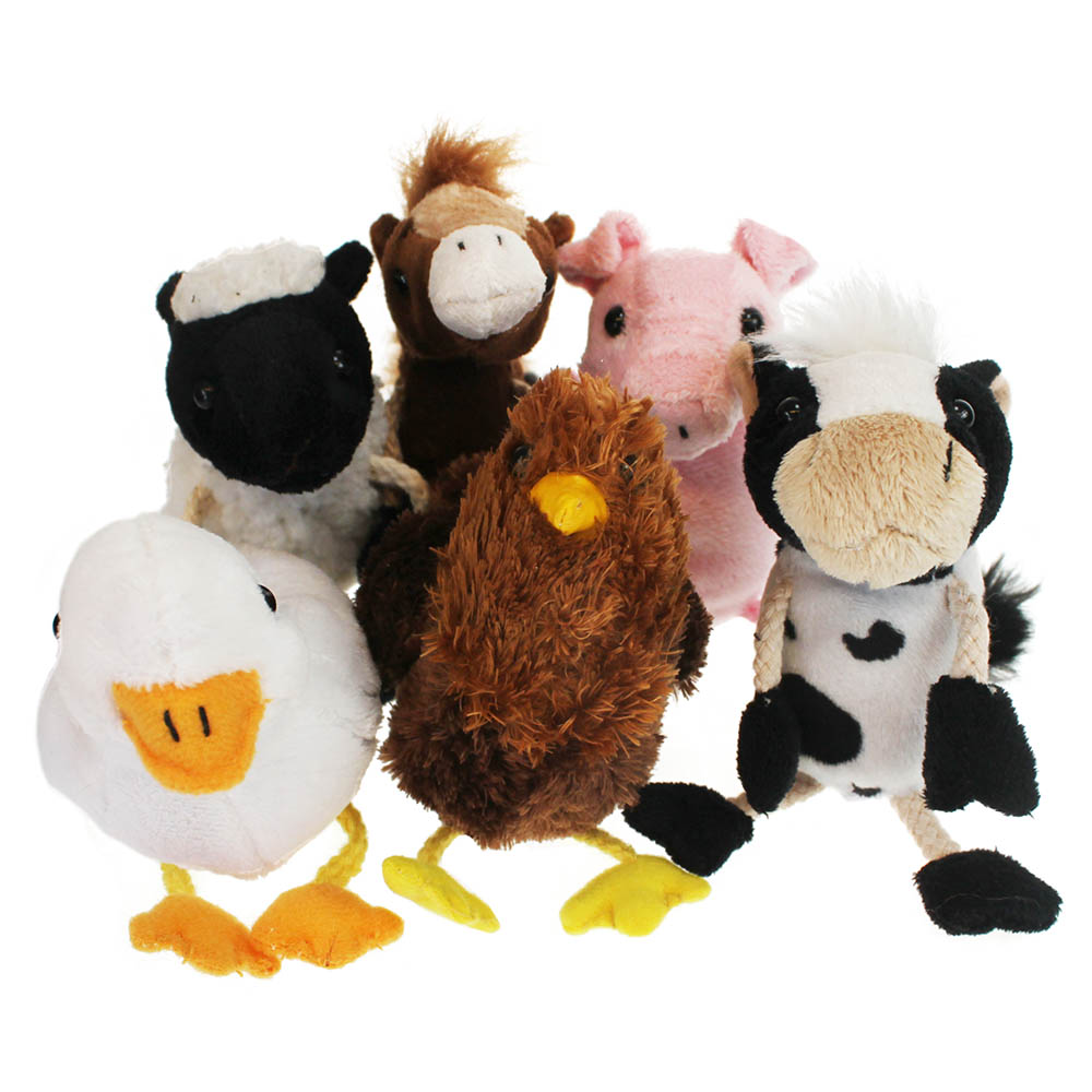 Bauernhof-Tiere Fingerpuppen Set - Puppet Company