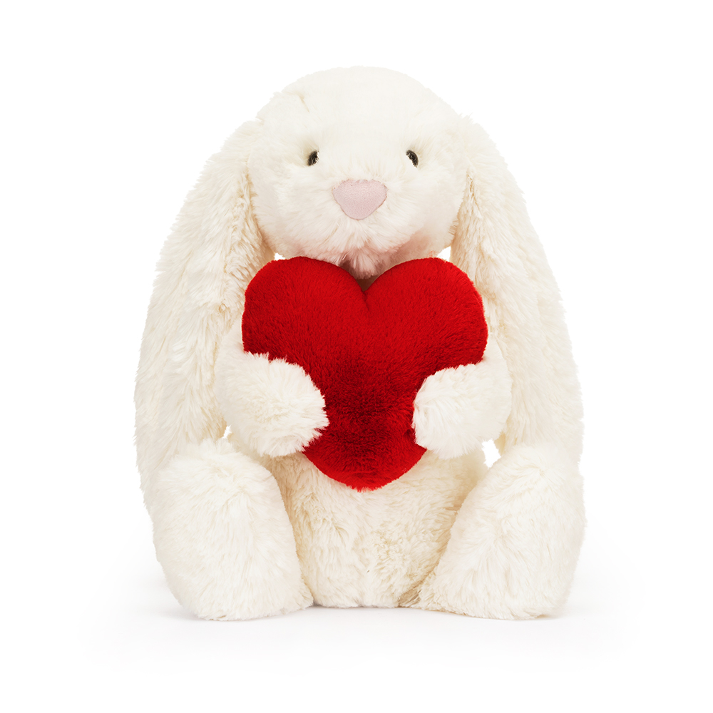 Jellycat Kuscheltier Hase - Bashful Red Love Heart Bunny (Original, Plüschtier) Jellycat Kuscheltier Hase - Bashful Red Love Heart Bunny (Original, Plüschtier) - Produktbild 2