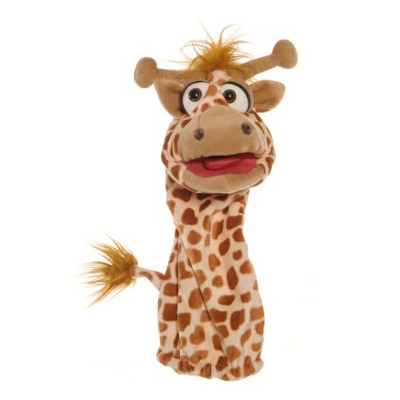 Living Puppets sock hand puppet giraffe
