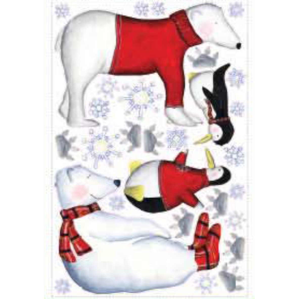 Polar Bear & Friends Wandbild - RoomMates Polar Bear & Friends Wandbild - RoomMates - Produktbild 3