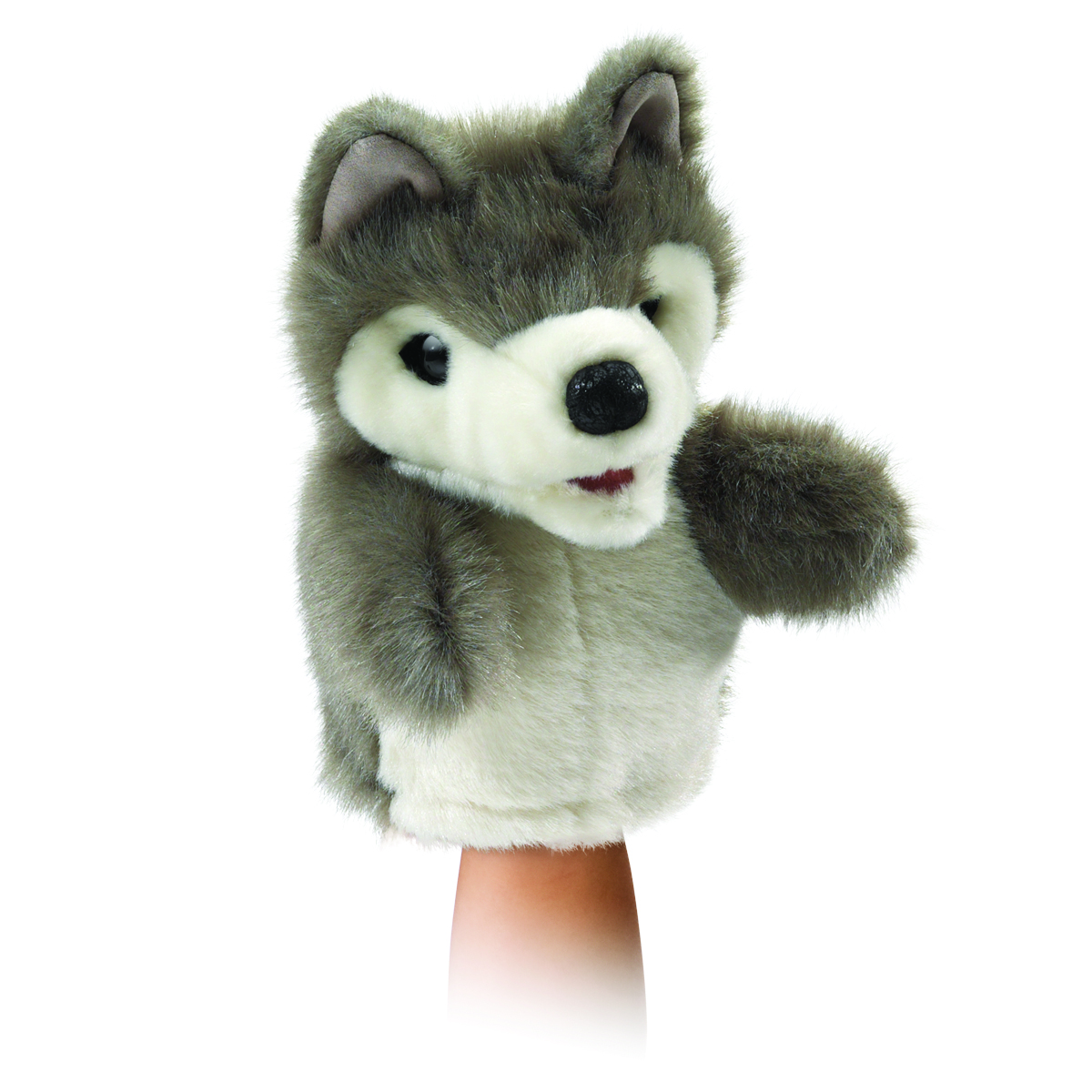 Folkmanis Little Wolf Hand Puppet (Small Stage Puppet) Folkmanis Little Wolf Hand Puppet (Small Stage Puppet) - Produktbild 2
