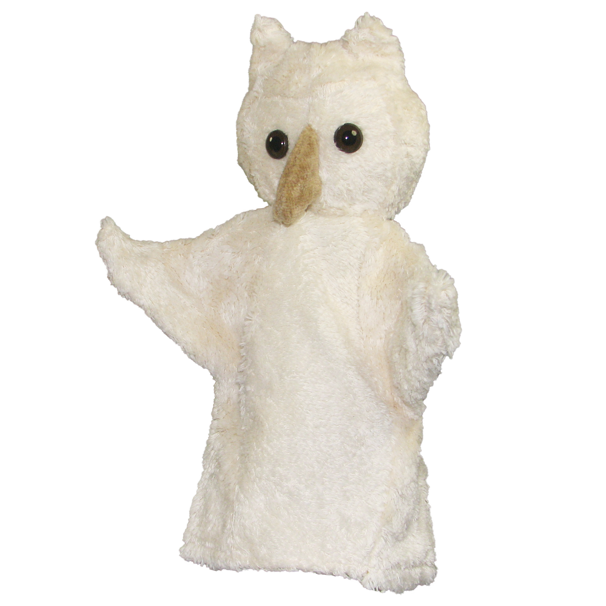 Handpuppe Eule weiß - aus Naturmaterial - von Kallisto Handpuppe Eule weiß - aus Naturmaterial - von Kallisto - Produktbild 2