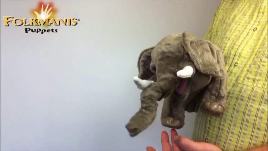 Video 2: Folkmanis Handpuppe Elefant (Stage Puppet)