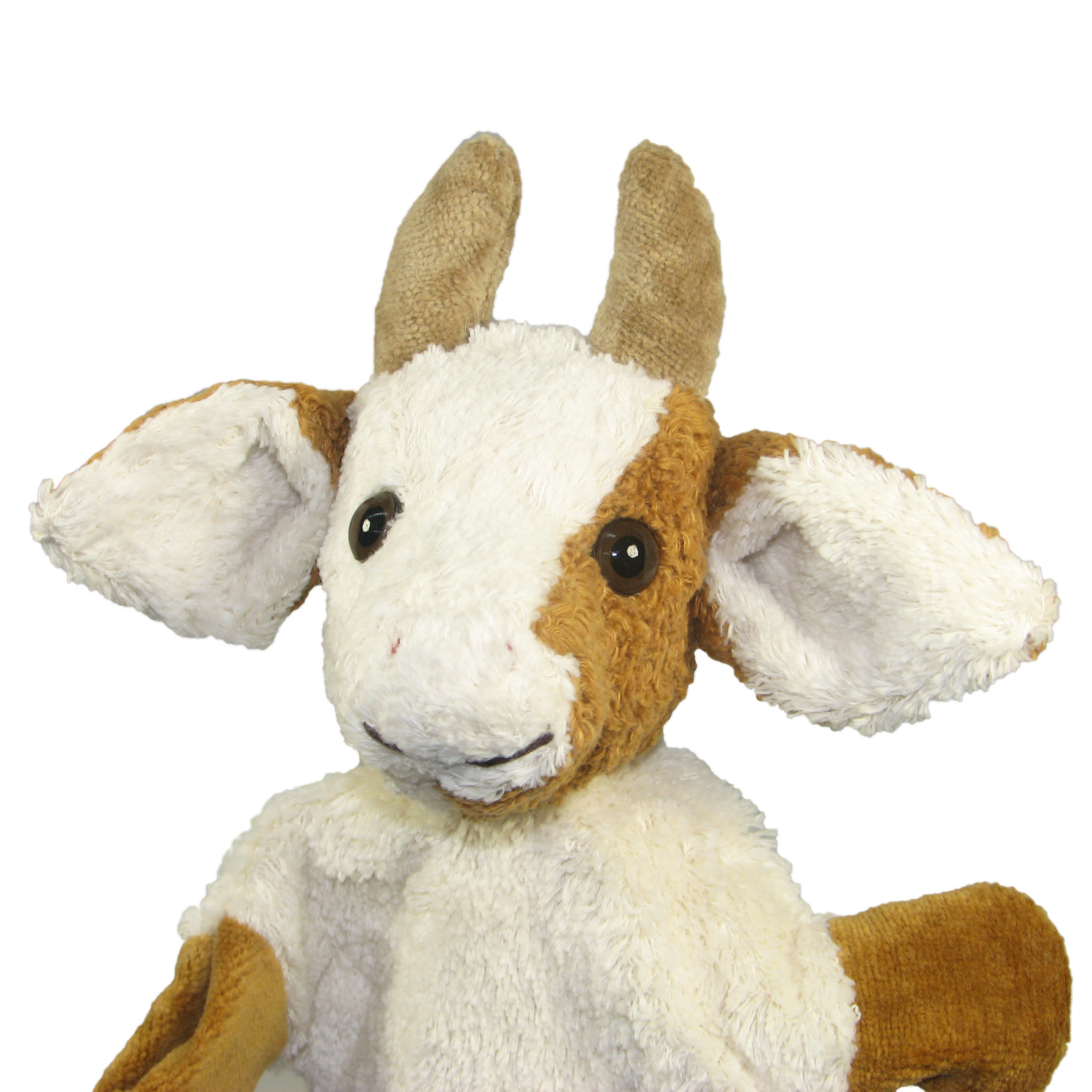 Hand puppet cow - made of natural material - by Kallisto