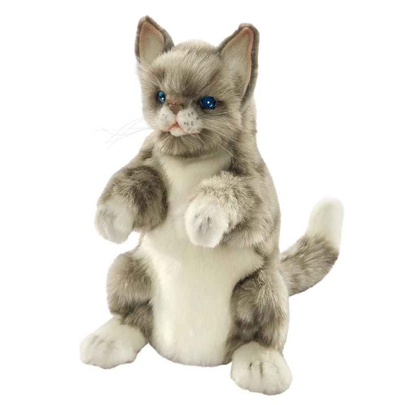 Graue Katze Handpuppe - Hansa Creation