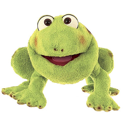 Living Puppets hand puppet Rolf the frog