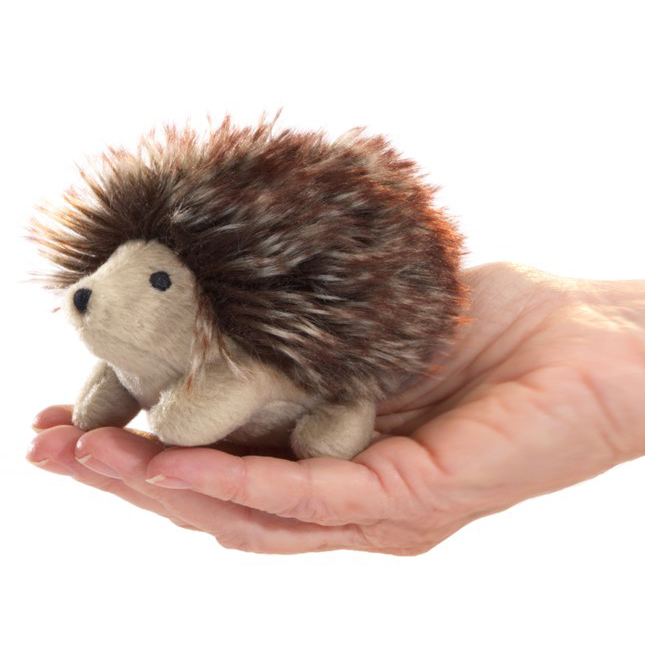 Folkmanis finger puppet mini hedgehog
