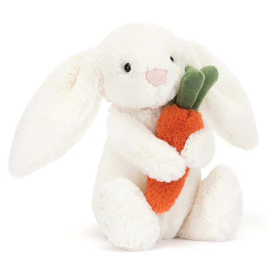 Jellycat Bashful Carrot Bunny Little - Kuscheltier Hase Mit Möhre Jellycat Bashful Carrot Bunny Little - Kuscheltier Hase Mit Möhre