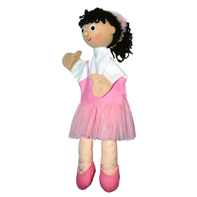 Punch and Judy Hand Puppet Ballerina (large) - munabo Punch and Judy Ballerina (large) Hand Puppet for Puppet Theatre | munabo