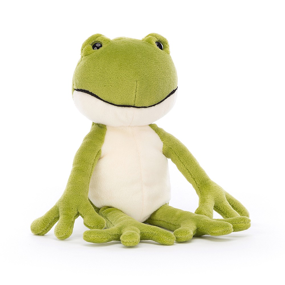 Finnegan Frog - cuddly toy from Jellycat