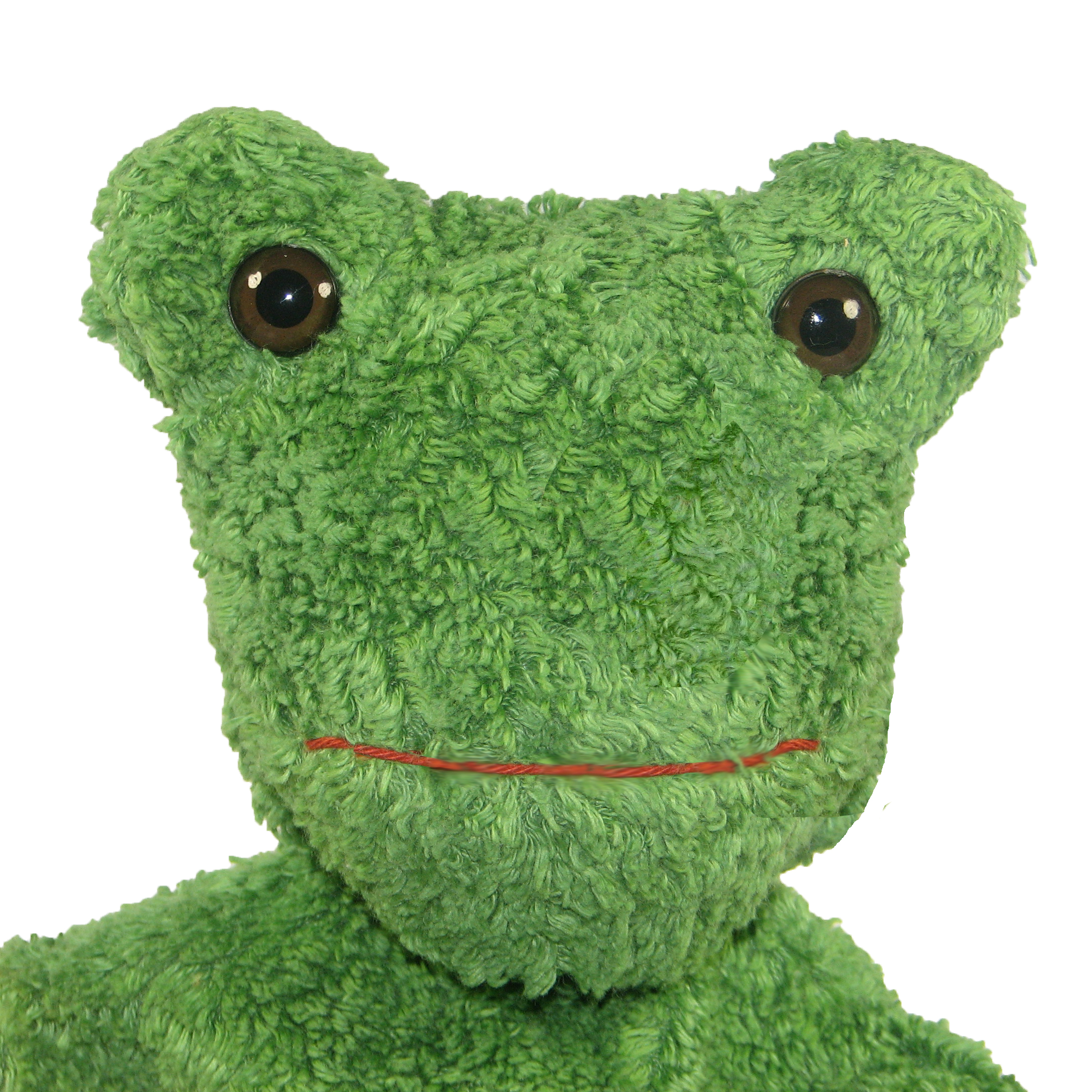Hand puppet frog - made of natural material - by Kallisto
