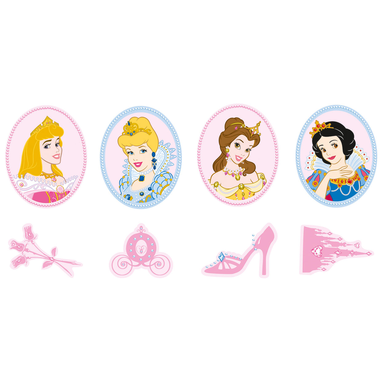 Disney Princess mini Wanddekoration - Decofun Disney Princess mini Wanddekoration - Decofun