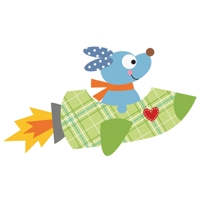 Rocketdog Wandbild - RoomMates for KiDS Rocketdog Wandbild - RoomMates for KiDS - Produktbild 3