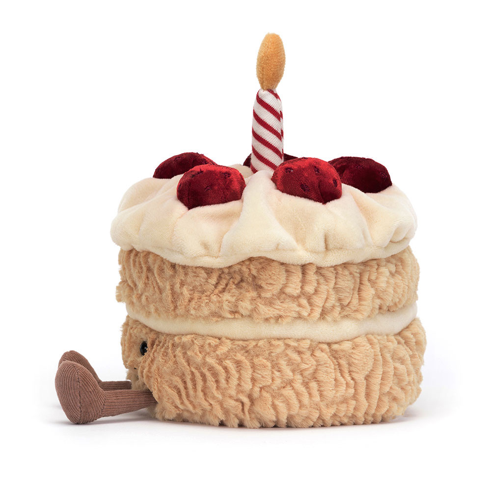 Jellycat Cuddly Toy Birthday Cake - Amuseables Birthday Cake (Plush Toy) - Produktbild 2