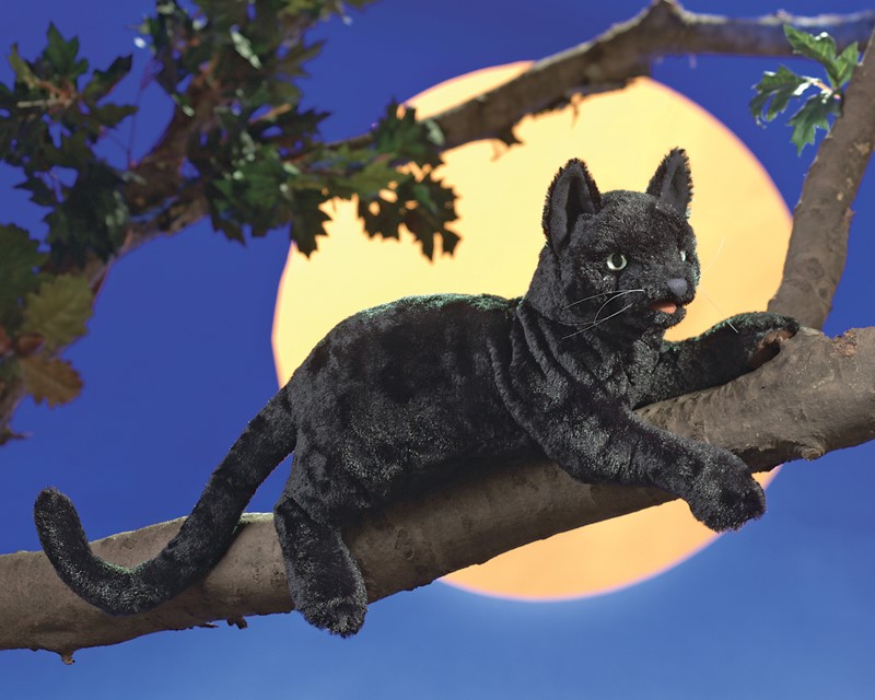 Folkmanis Black Cat Hand Puppet Folkmanis Black Cat Hand Puppet - Produktbild 3