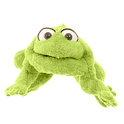 Living Puppets Handpuppe kleiner Rolf der Frosch Living Puppets Handpuppe kleiner Rolf der Frosch - Produktbild 2