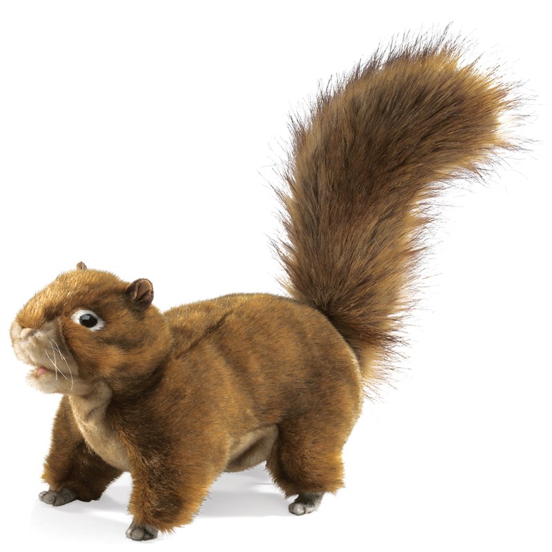 Folkmanis Handpuppe rotbraunes Eichhörnchen Folkmanis Handpuppe rotbraunes Eichhörnchen