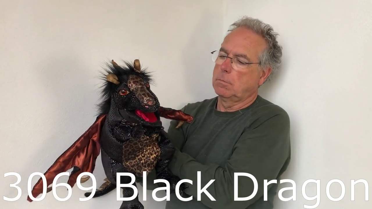 Video 2: Folkmanis Handpuppe schwarzer Drache