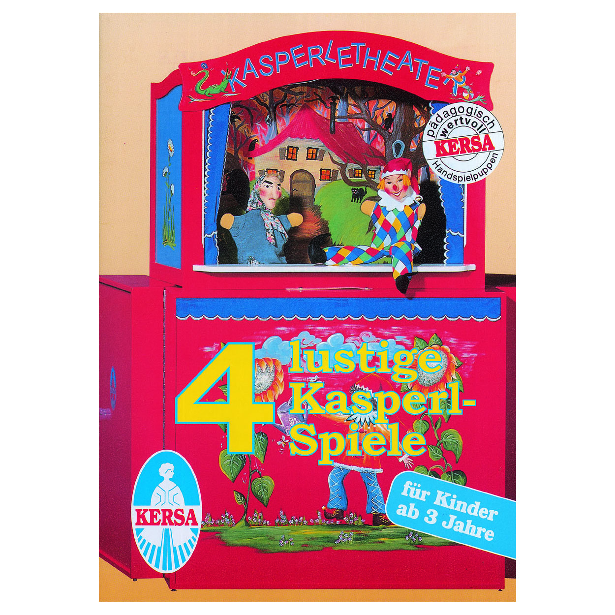 Text book with 4 game lyrics for puppet theater - Kersa