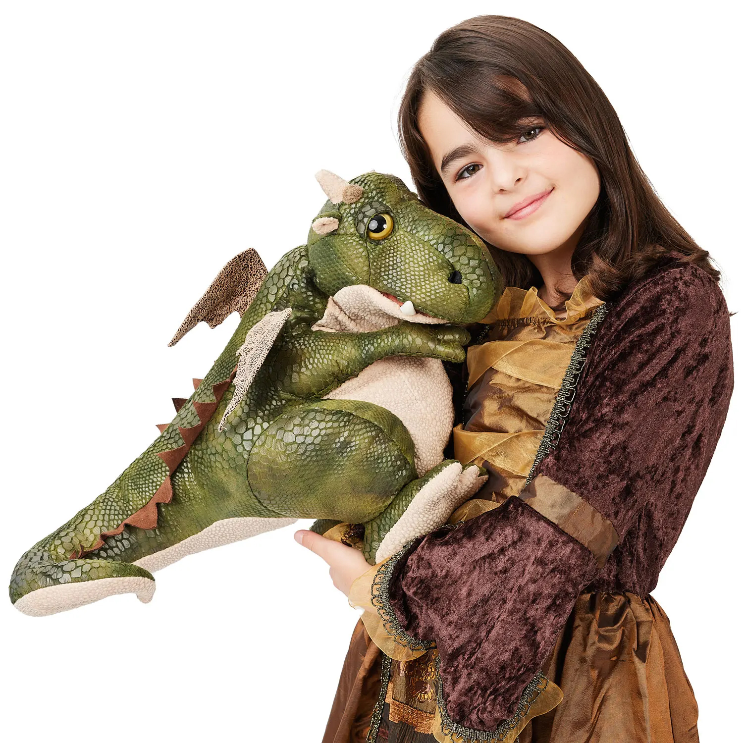 Folkmanis Friendly Dragon Hand Puppet Folkmanis Friendly Dragon Hand Puppet - Produktbild 4