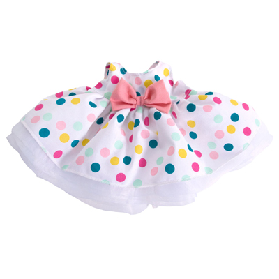Extra outfit - dot dress for Rubens Kids dolls Extra outfit - dot dress for Rubens Kids dolls