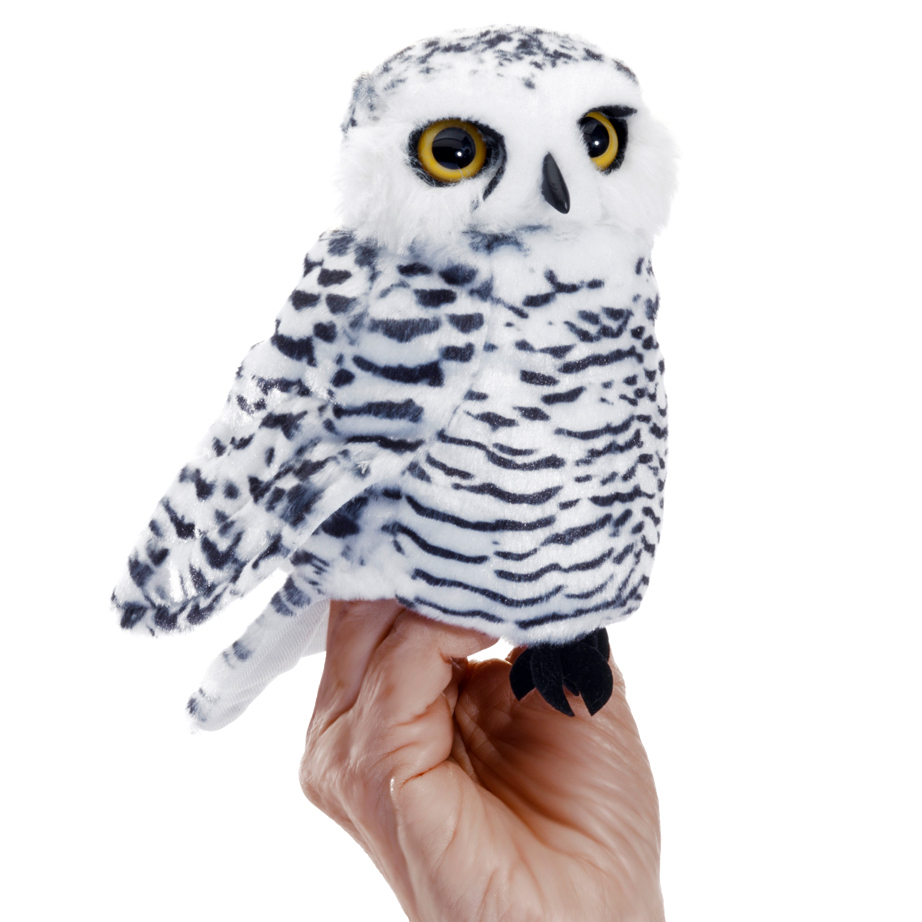 Folkmanis Small Snowy Owl Hand Puppet Folkmanis Small Snowy Owl Hand Puppet - Produktbild 2